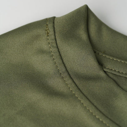 [BORDER PATROL] Men's Utility Shirt [GRN/GLD]-13 Fifty Apparel