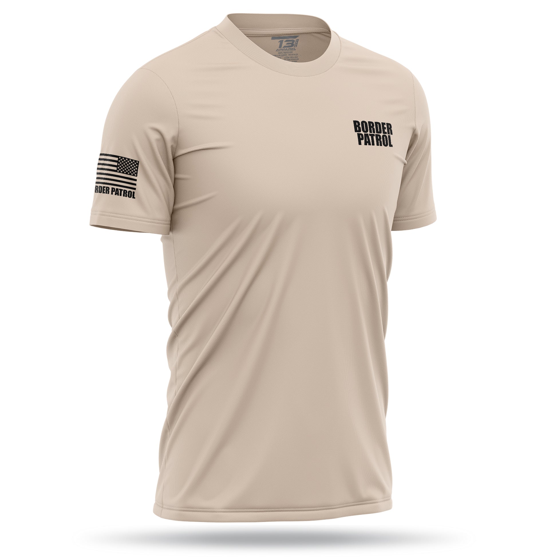 [BORDER PATROL] Men's Utility Shirt [SND/BLK]-13 Fifty Apparel