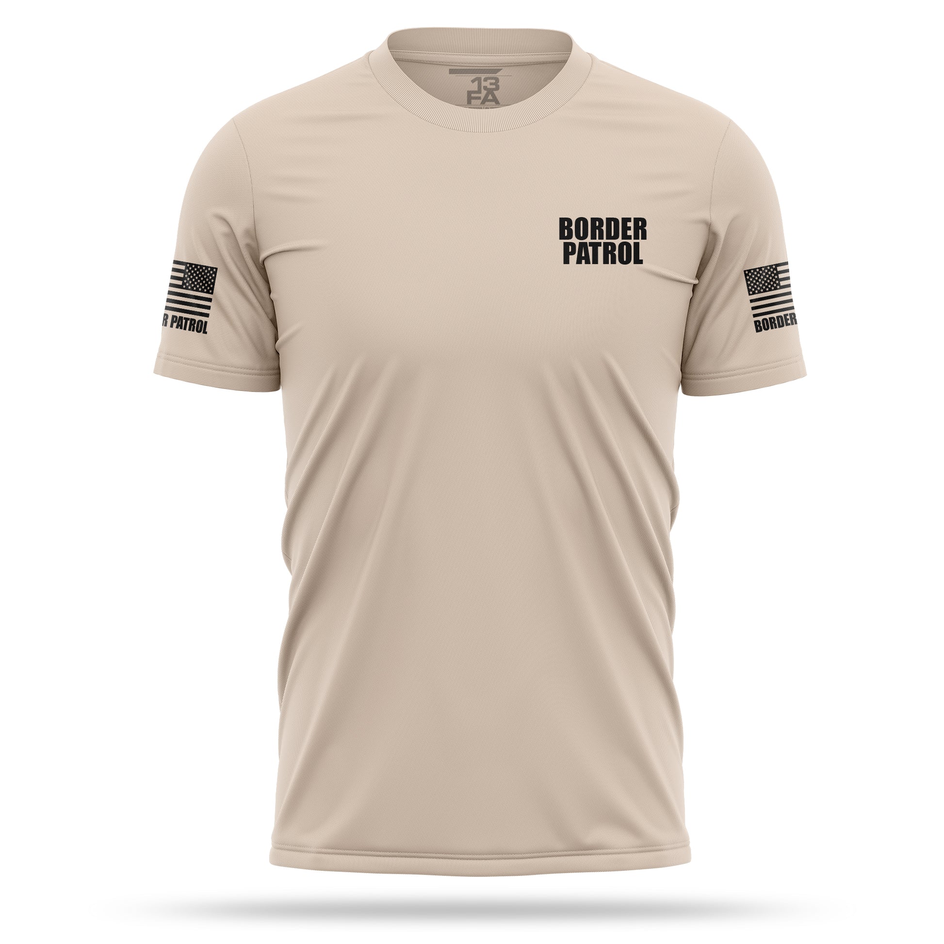 [BORDER PATROL] Men's Utility Shirt [SND/BLK]-13 Fifty Apparel