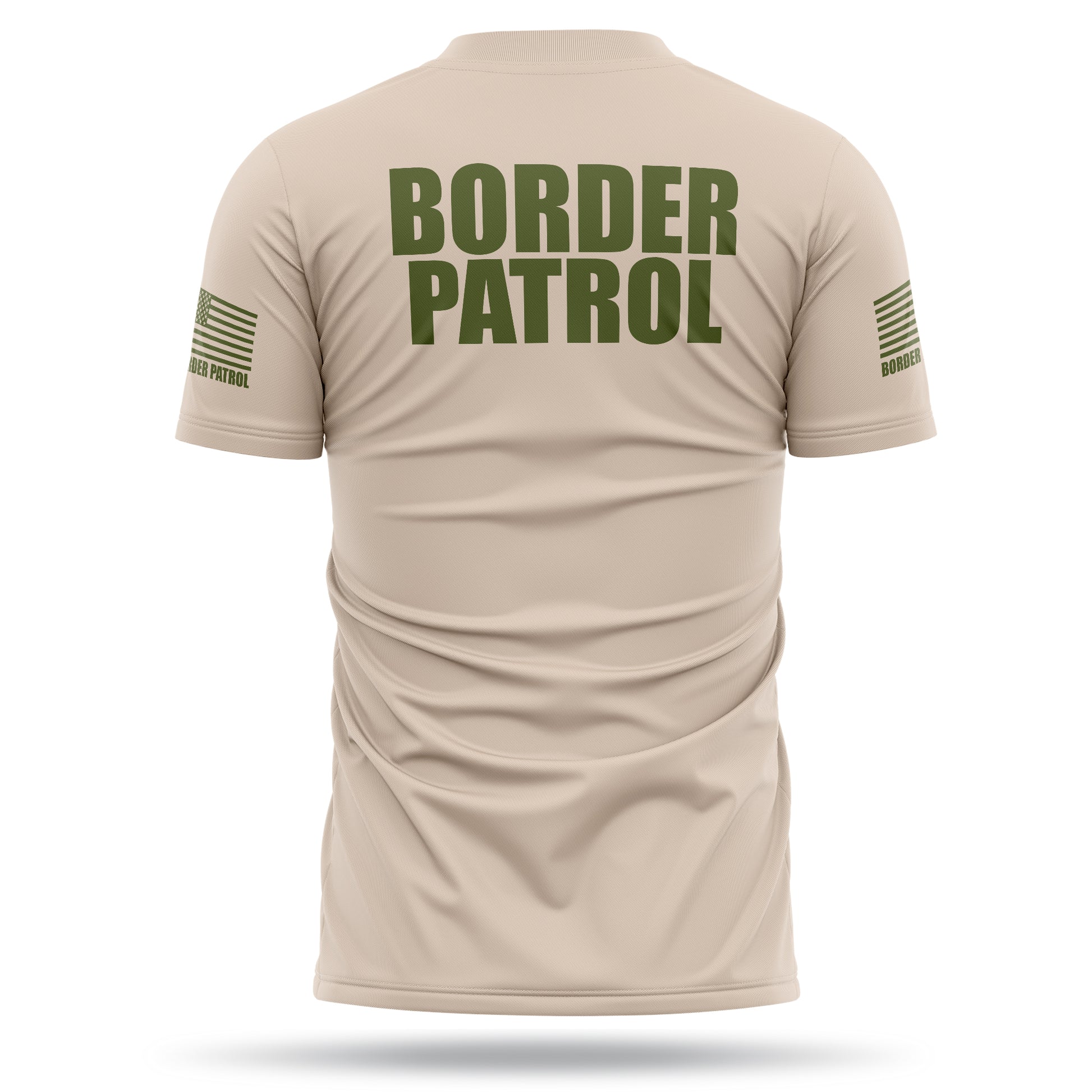 [BORDER PATROL] Men's Utility Shirt [SND/GRN]-13 Fifty Apparel