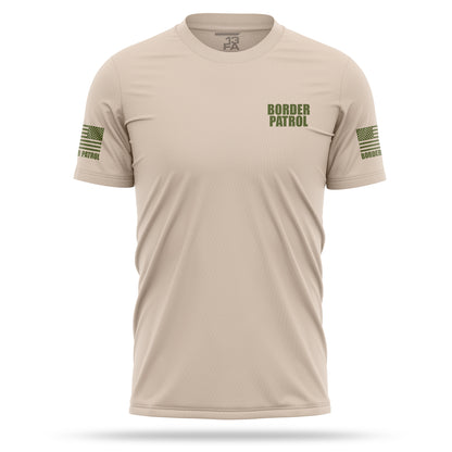 [BORDER PATROL] Men's Utility Shirt [SND/GRN]-13 Fifty Apparel