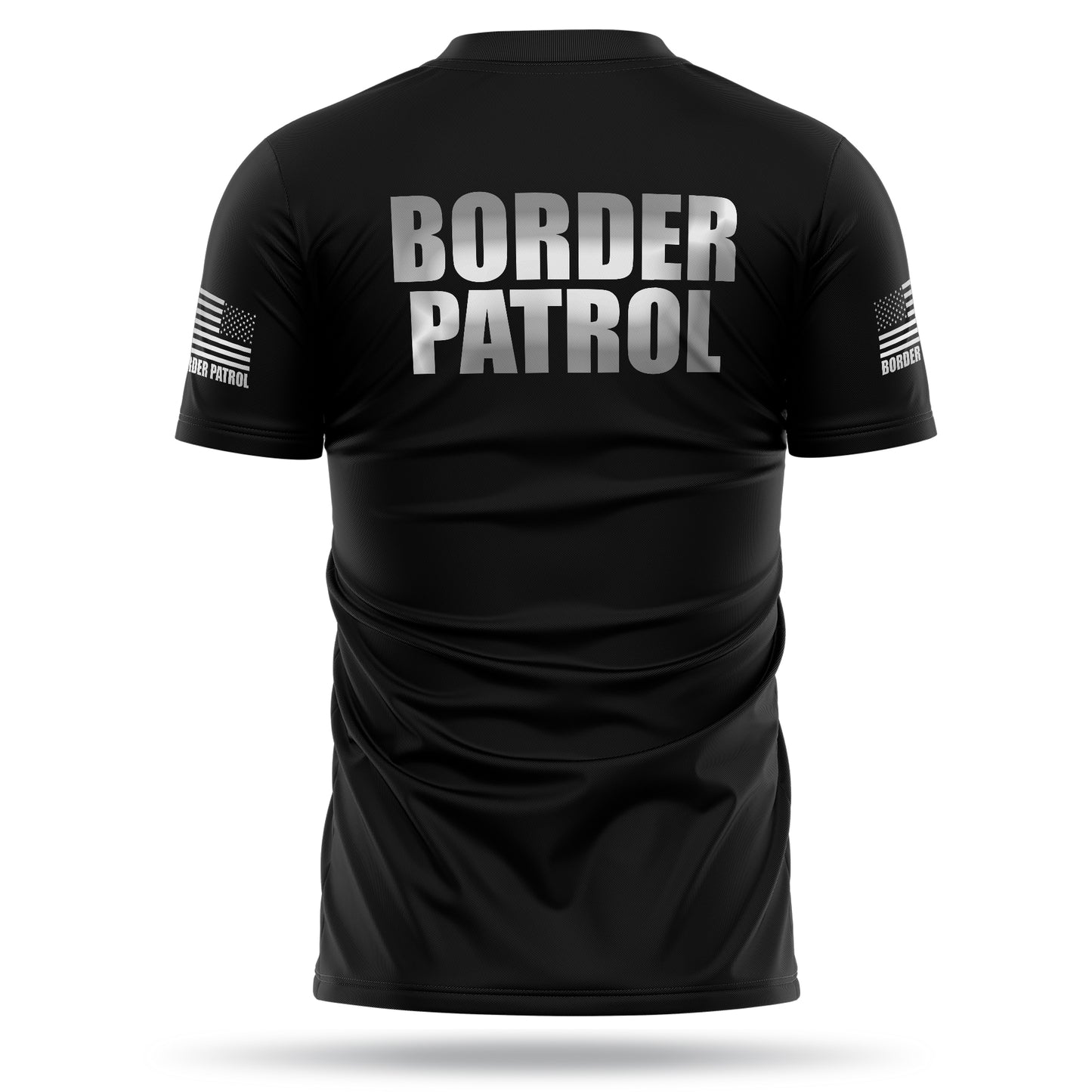 [BORDER PATROL] Reflective Men's Utility Shirt [BLK/REF] 13 Fifty Apparel 