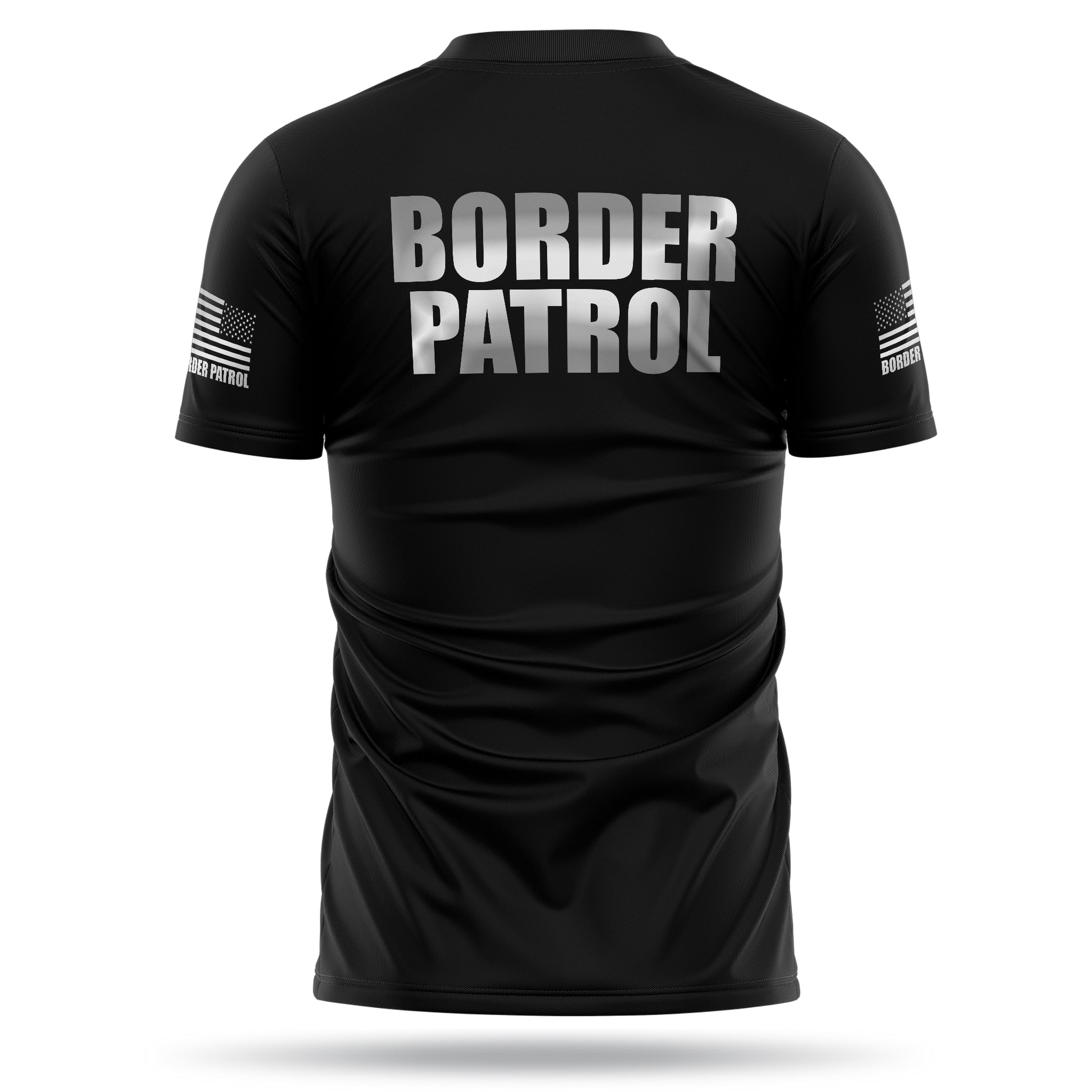 [BORDER PATROL] Reflective Men's Utility Shirt [BLK/REF] 13 Fifty Apparel 
