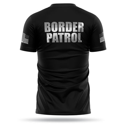 [BORDER PATROL] Reflective Men's Utility Shirt [BLK/REF] 13 Fifty Apparel 