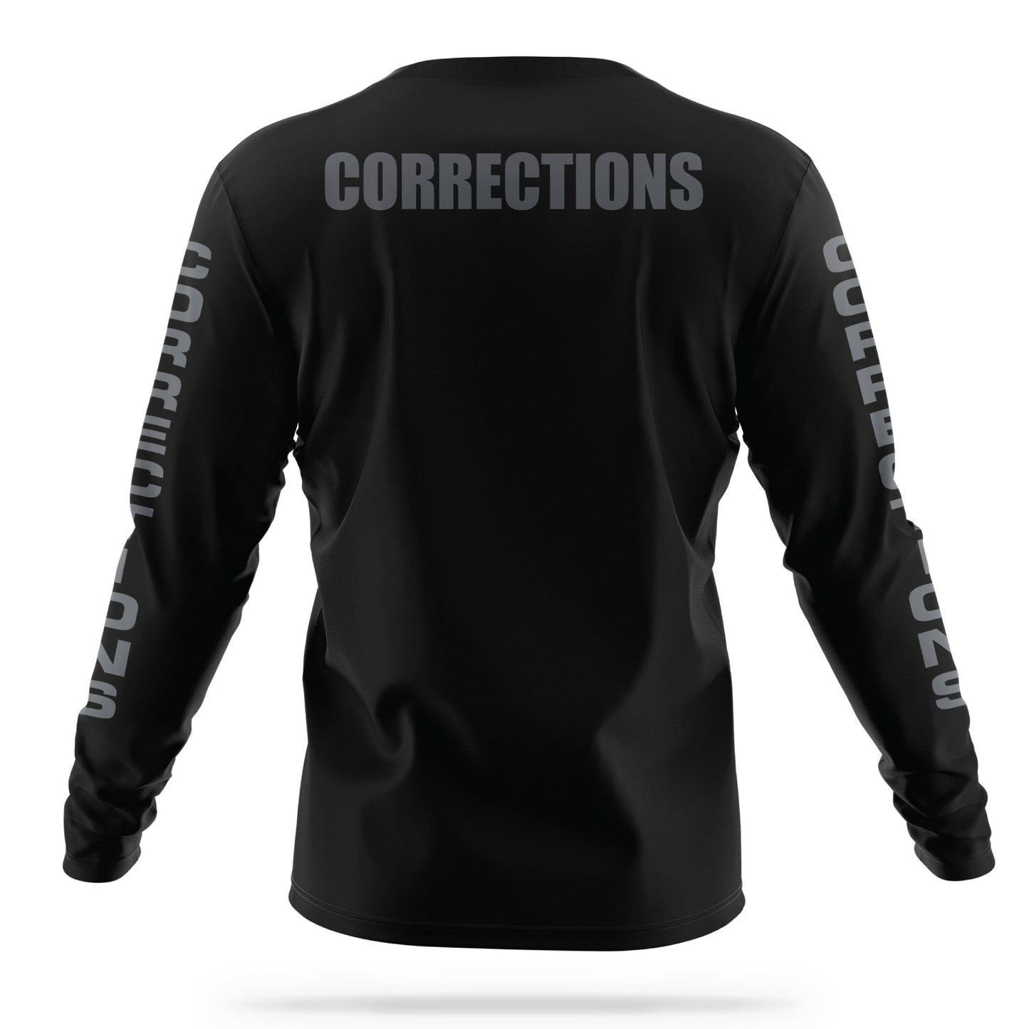 [CEDAR CO SO] CORRECTIONS Utility Long Sleeve Shirt [BLK/GRY]-13 Fifty Apparel