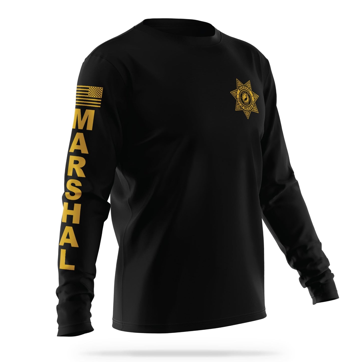 [CITY OF PELICAN BAY] Utility Long Sleeve [BLK/GLD]-13 Fifty Apparel