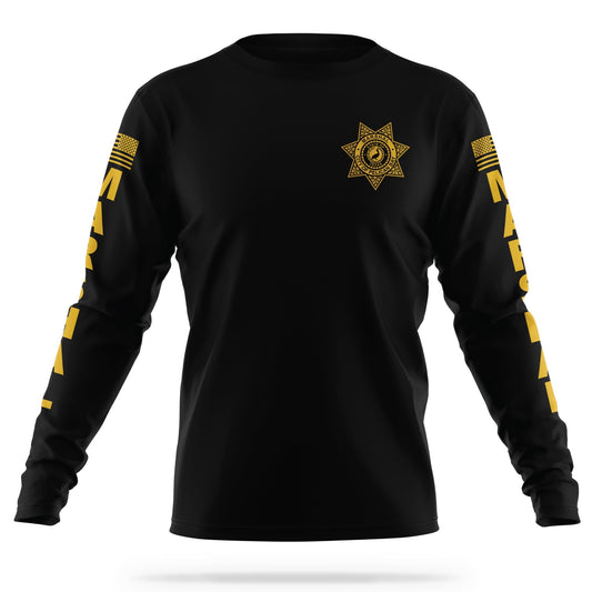 [CITY OF PELICAN BAY] Utility Long Sleeve [BLK/GLD]-13 Fifty Apparel