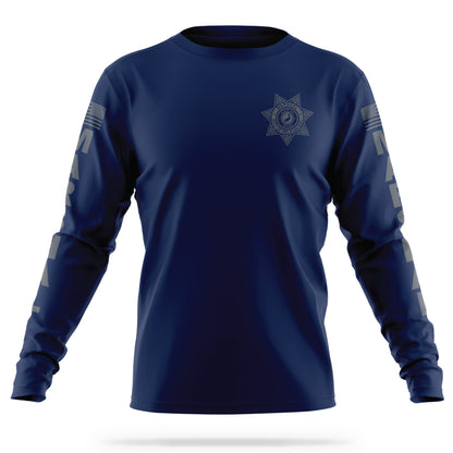 [CITY OF PELICAN BAY] Utility Long Sleeve [NVY/GRY]-13 Fifty Apparel