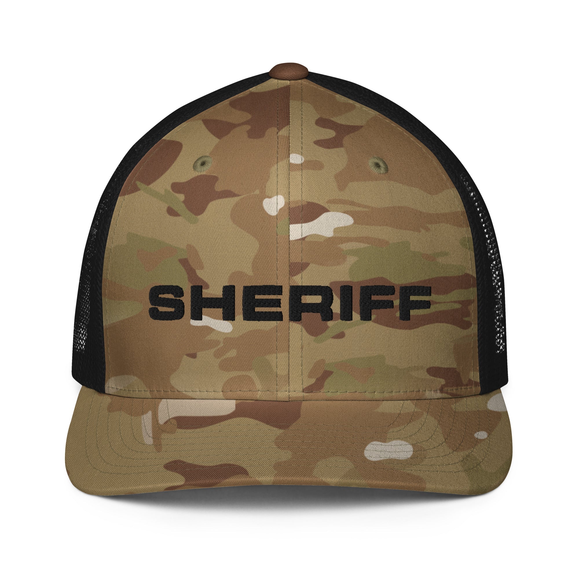 CLARKE] Sheriff Multicam Trucker Cap [MULTI TAN/BLK] | Beanies
