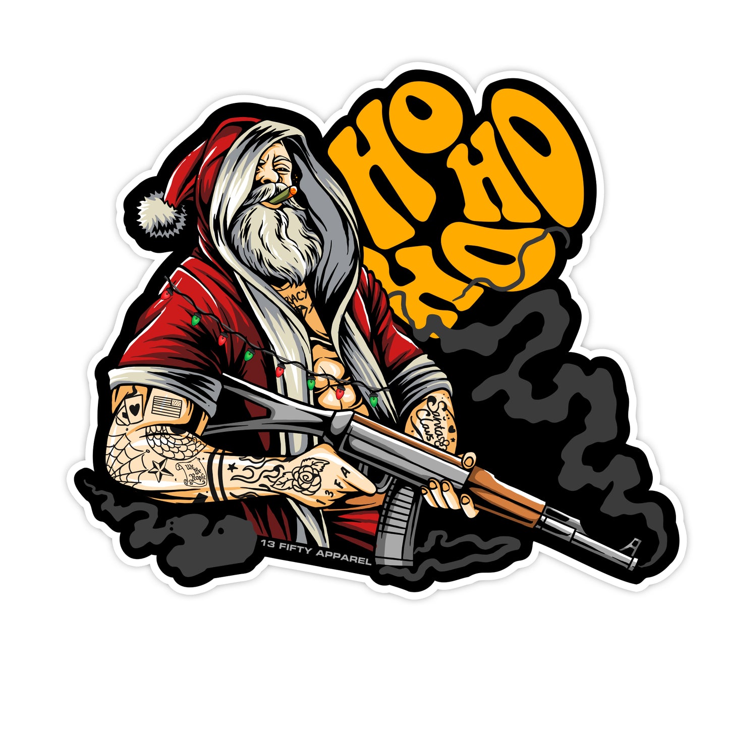 [COMBAT CLAUS] Vinyl Decal-13 Fifty Apparel