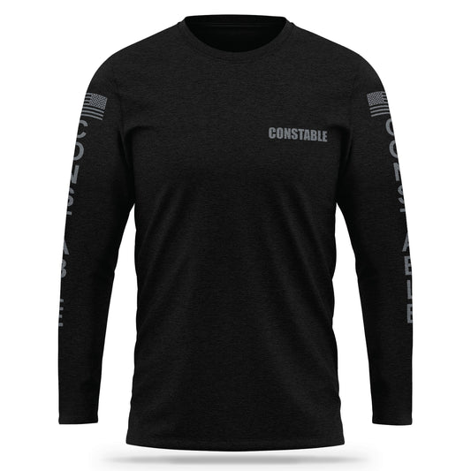 [CONSTABLE] Cotton Blend Long Sleeve [BLK/GRY]-13 Fifty Apparel