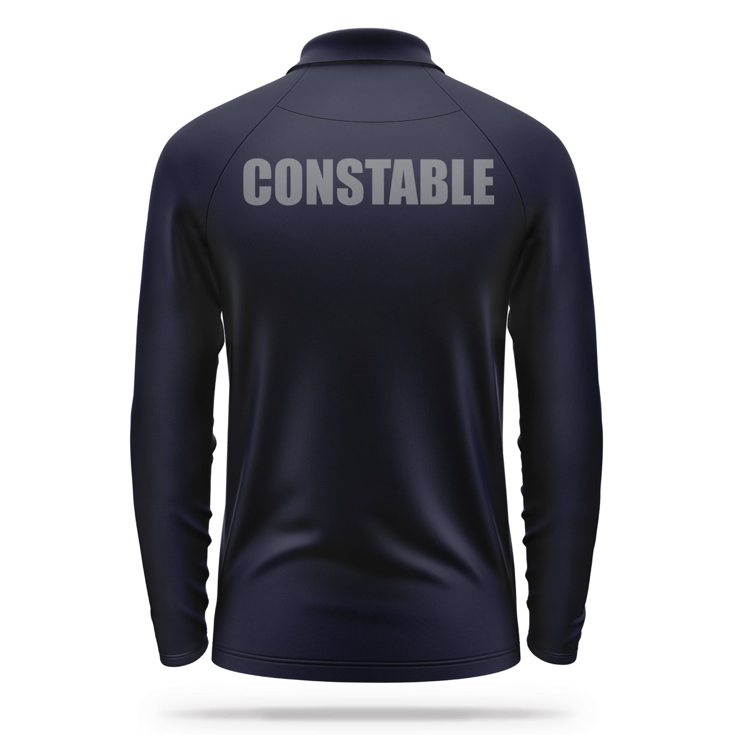 [CONSTABLE] Men's Performance Polo Long Sleeve [NVY/GRY]-13 Fifty Apparel