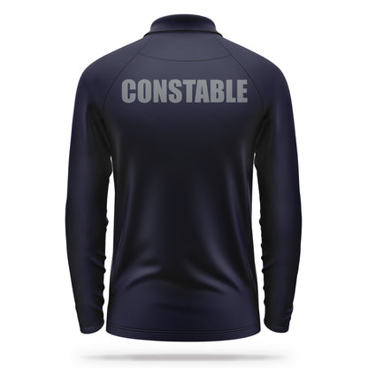 [CONSTABLE] Men's Performance Polo Long Sleeve [NVY/GRY]-13 Fifty Apparel