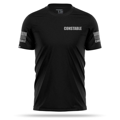 [CONSTABLE] Men's Performance Shirt [BLK/GRY]-13 Fifty Apparel