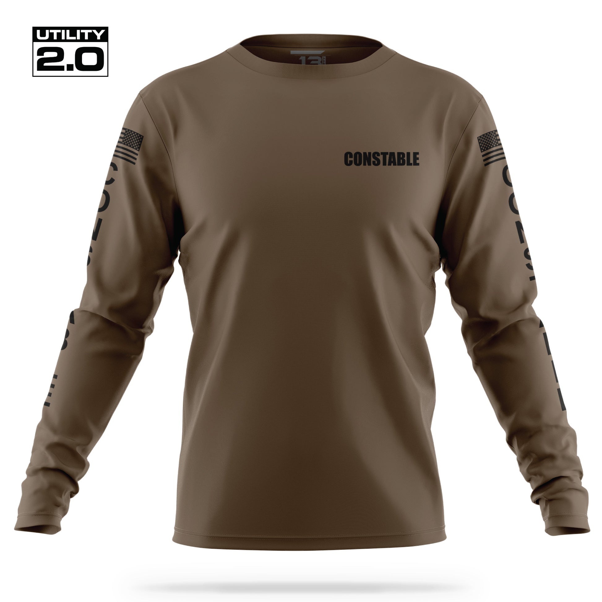 [CONSTABLE] Men's Utility 2.0 Long Sleeve [CIGA/BLK]-13 Fifty Apparel