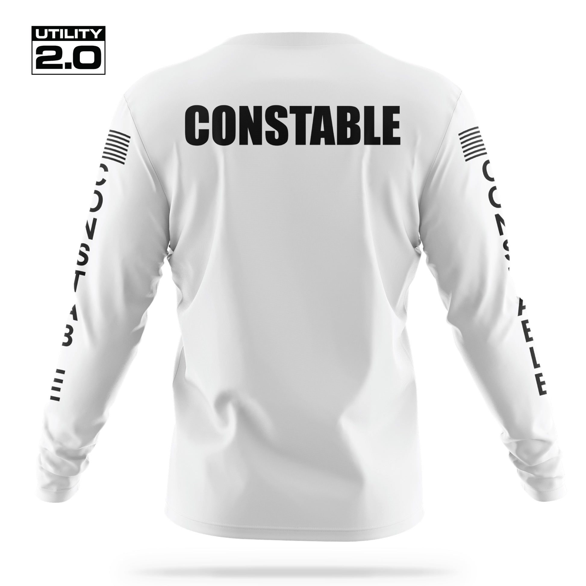 [CONSTABLE] Men's Utility 2.0 Long Sleeve [WHT/BLK]-13 Fifty Apparel