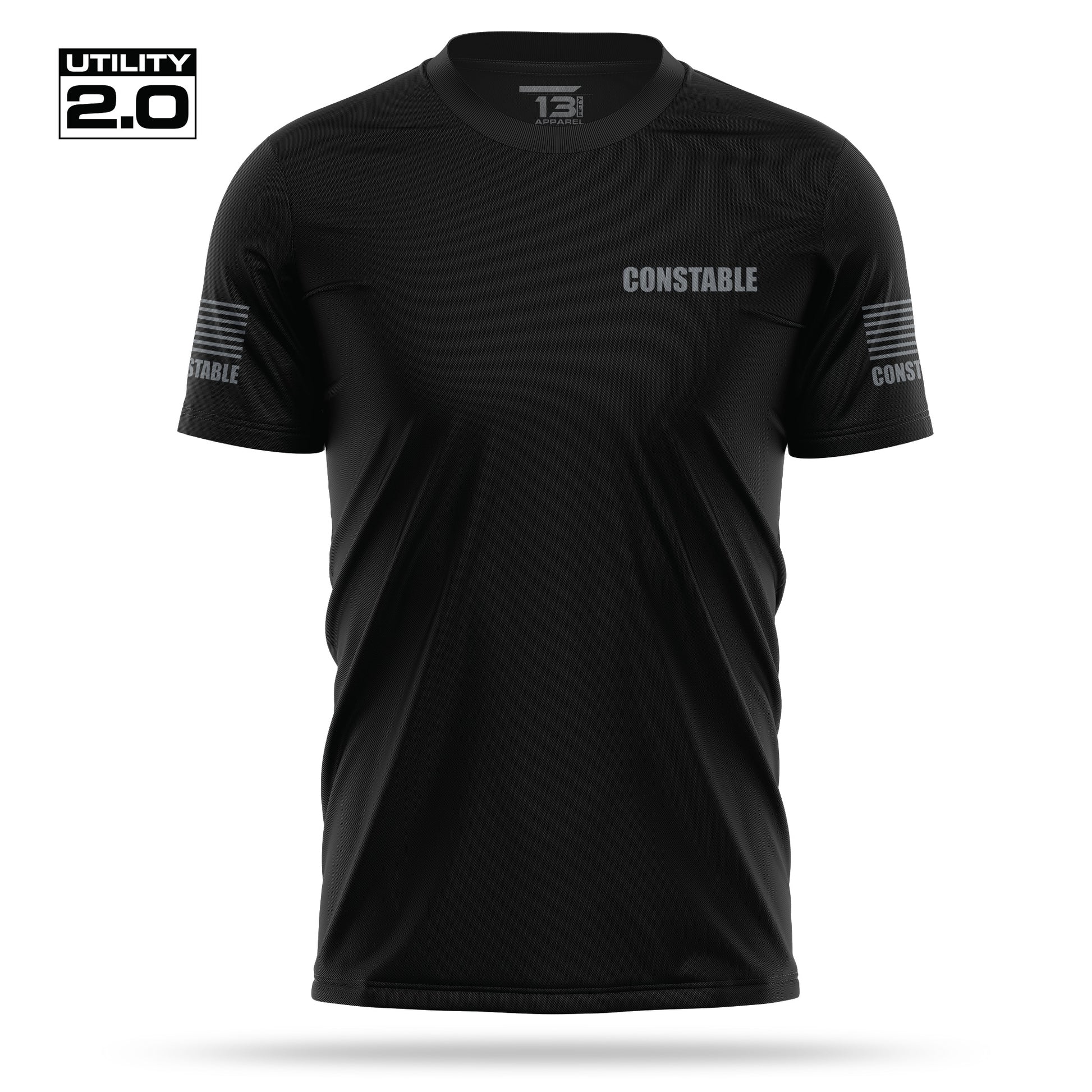 [CONSTABLE] Men's Utility 2.0 Short Sleeve [BLK/GRY]-13 Fifty Apparel