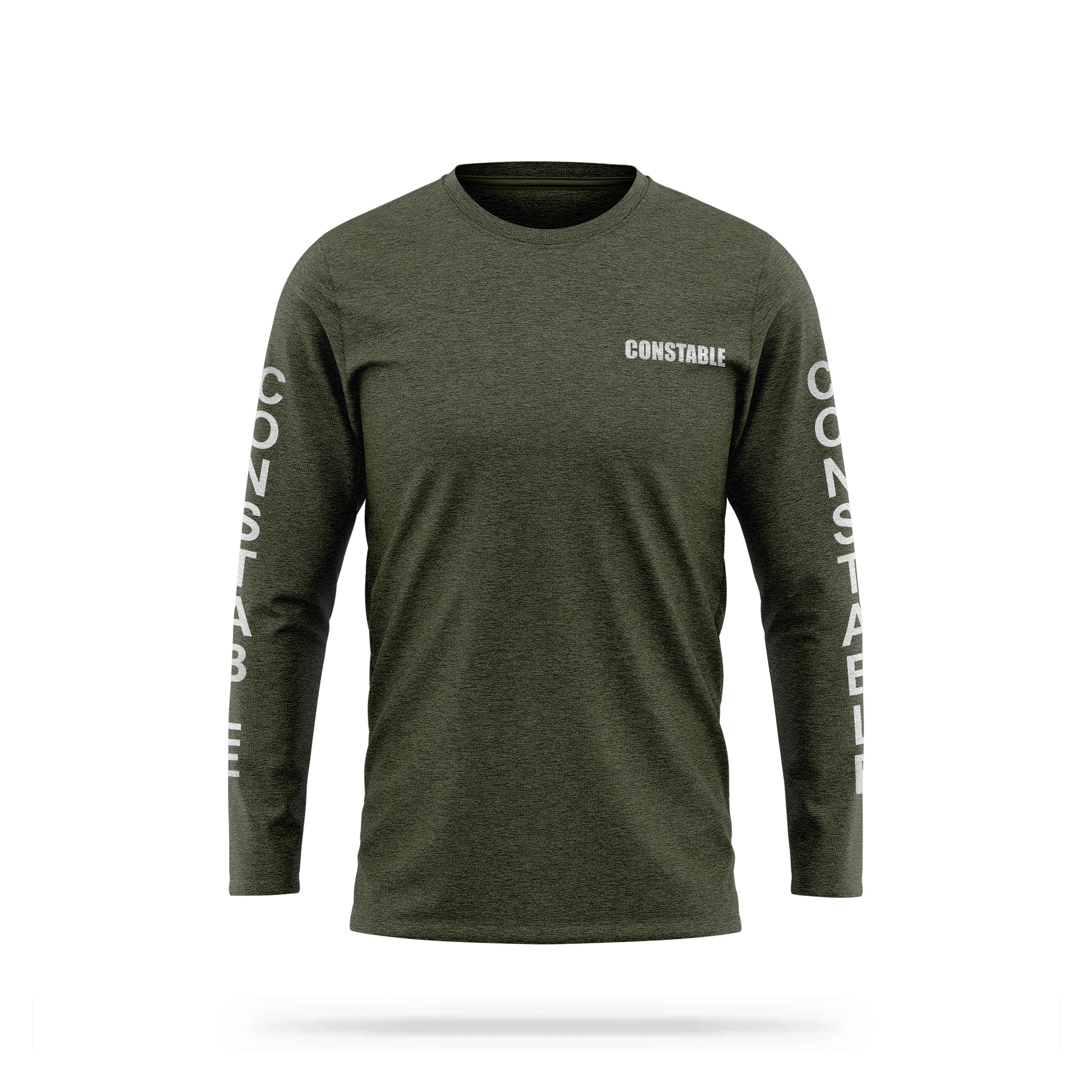 [CONSTABLE] Reflective Cotton Blend Long Sleeve [GRN/REF]-13 Fifty Apparel