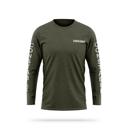 [CONSTABLE] Reflective Cotton Blend Long Sleeve [GRN/REF]-13 Fifty Apparel