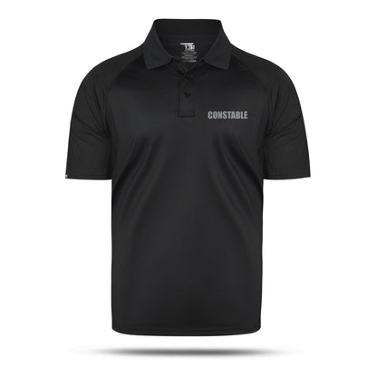 [CONSTABLE] Reflective Performance Polo [BLK/REF]-13 Fifty Apparel