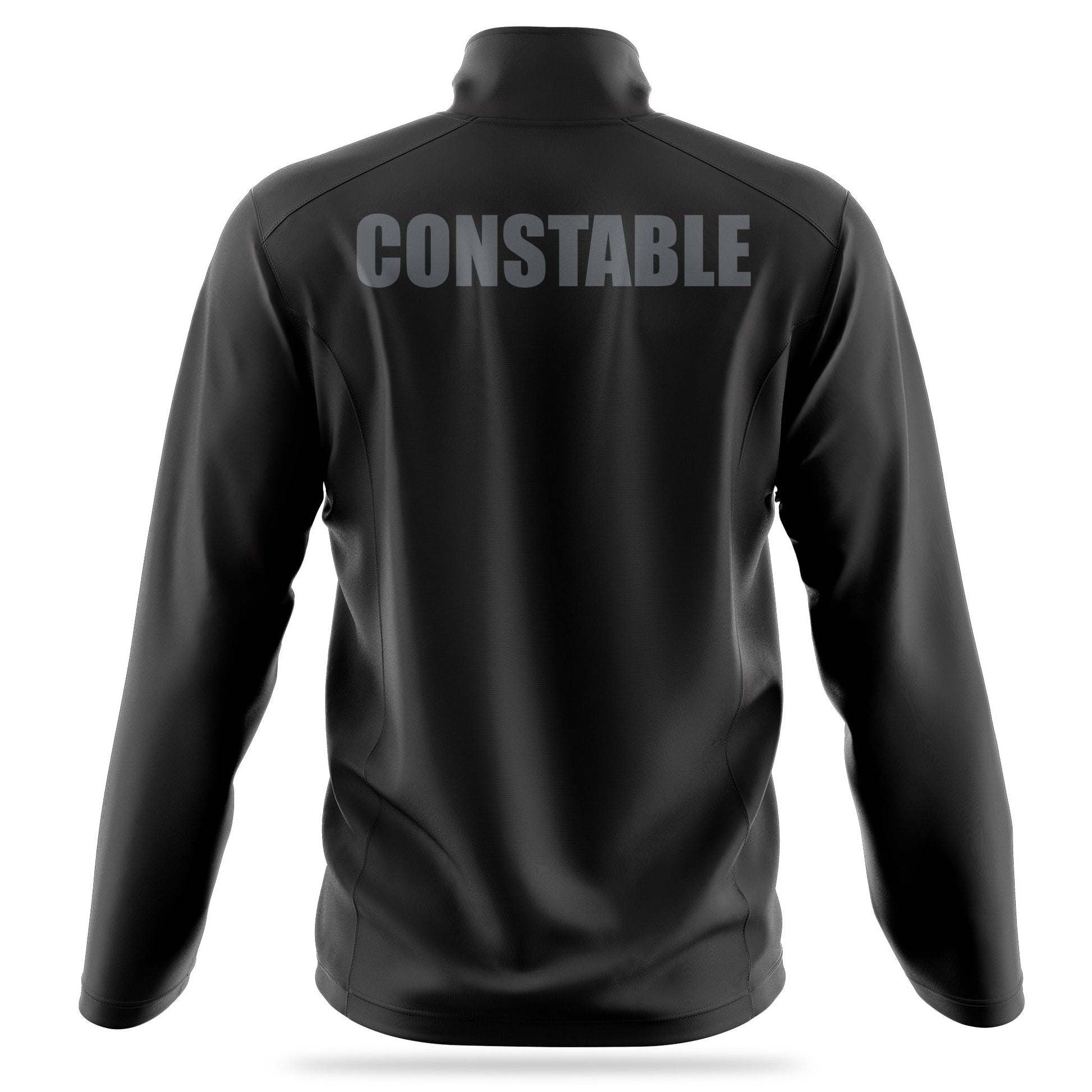 [CONSTABLE] Soft Shell Jacket [BLK/GRY]-13 Fifty Apparel