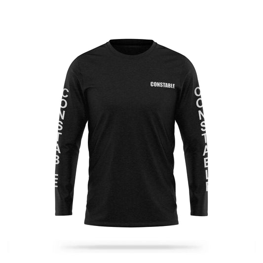 [CONSTABLE] Reflective Cotton Blend Long Sleeve [BLK/REF]-13 Fifty Apparel