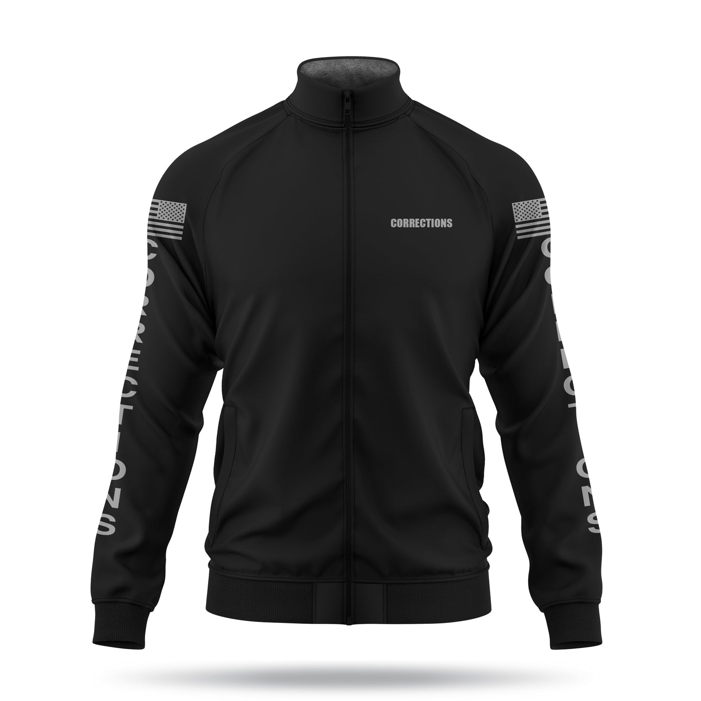 [CORRECTIONS] Defender Jacket [BLK/GRY]-13 Fifty Apparel