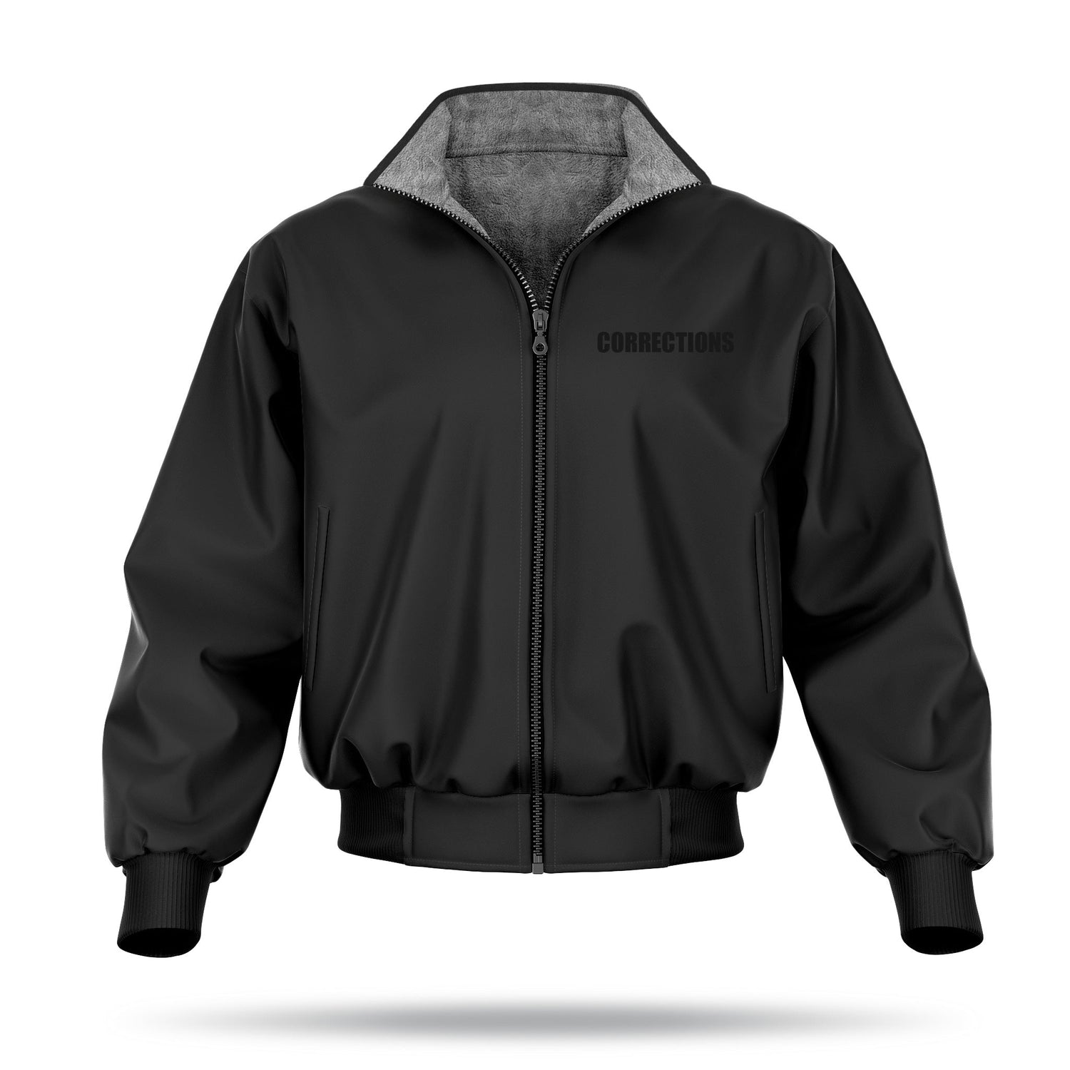 [CORRECTIONS] Guardian Jacket [BLK/BLK]-13 Fifty Apparel