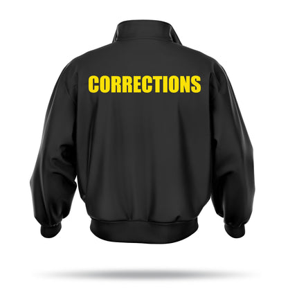 [CORRECTIONS] Guardian Jacket [BLK/GLD]-13 Fifty Apparel