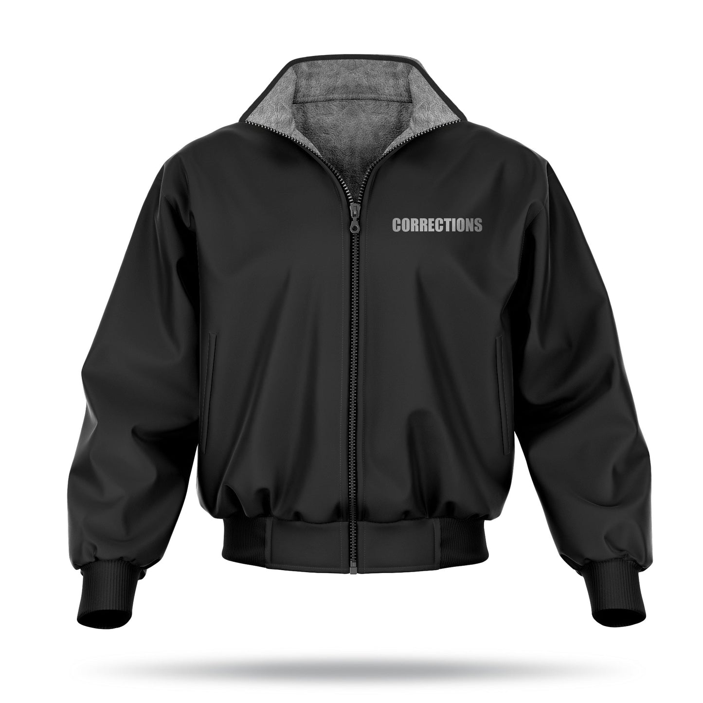 [CORRECTIONS] Guardian Jacket [BLK/GRY]-13 Fifty Apparel