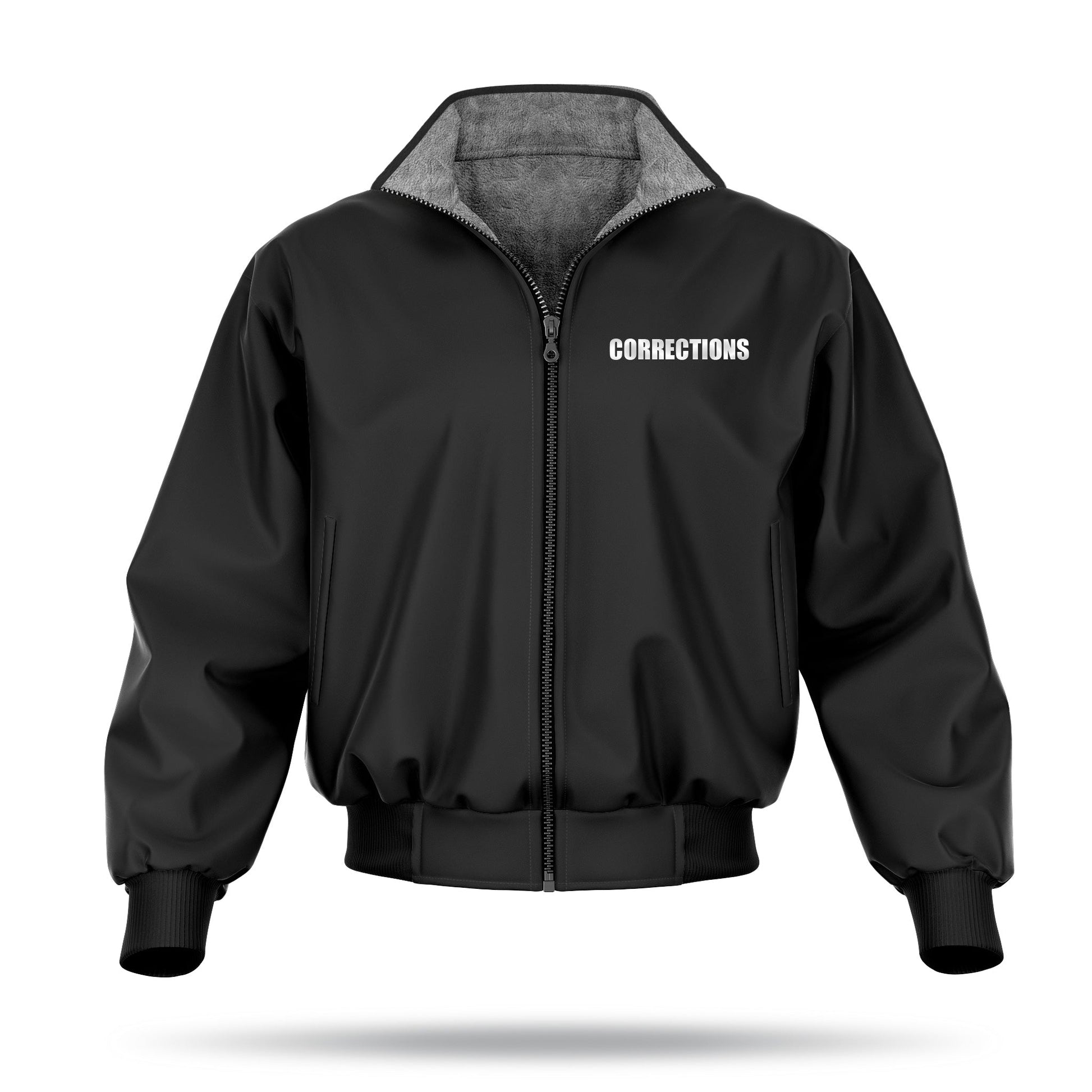 [CORRECTIONS] Guardian Jacket [BLK/REF]-13 Fifty Apparel