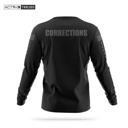 [CORRECTIONS] Men's Performance Long Sleeve [BLK/GRY] 13 Fifty Apparel 