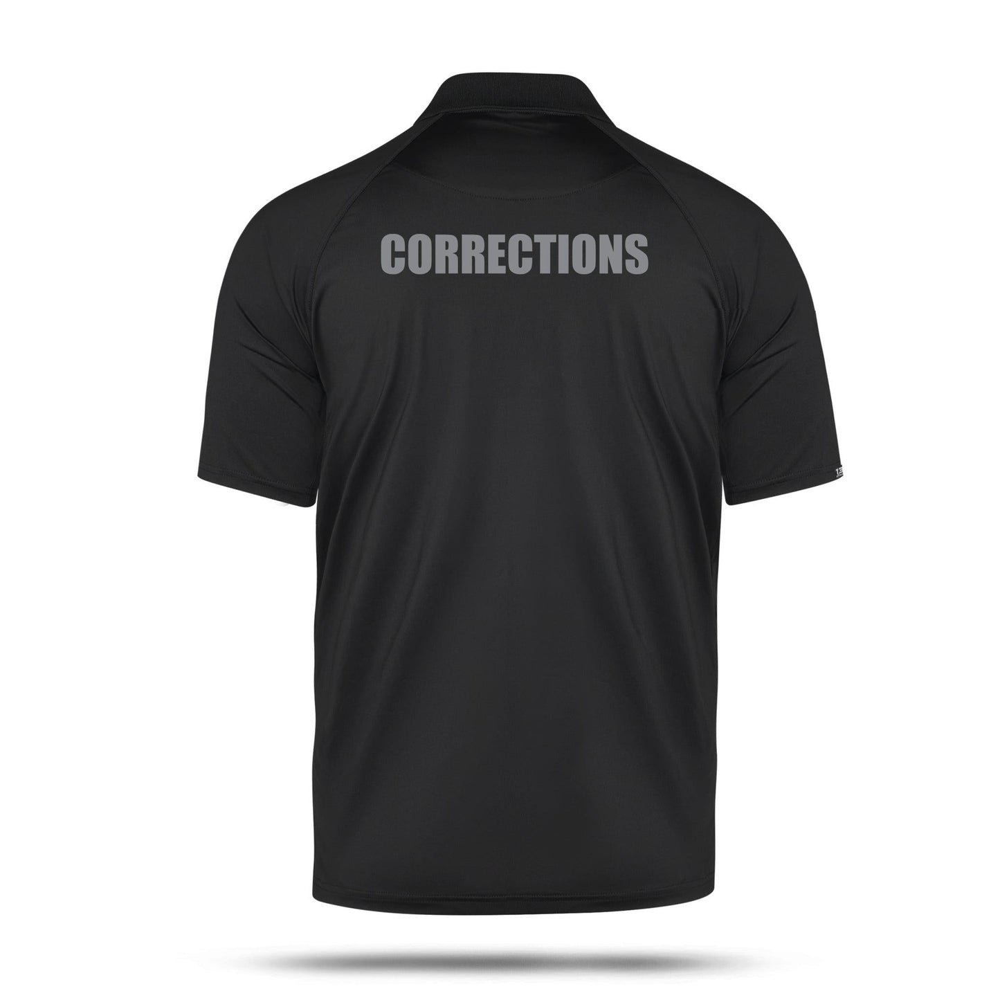 [CORRECTIONS] Men's Performance Polo [BLK/GRY]-13 Fifty Apparel
