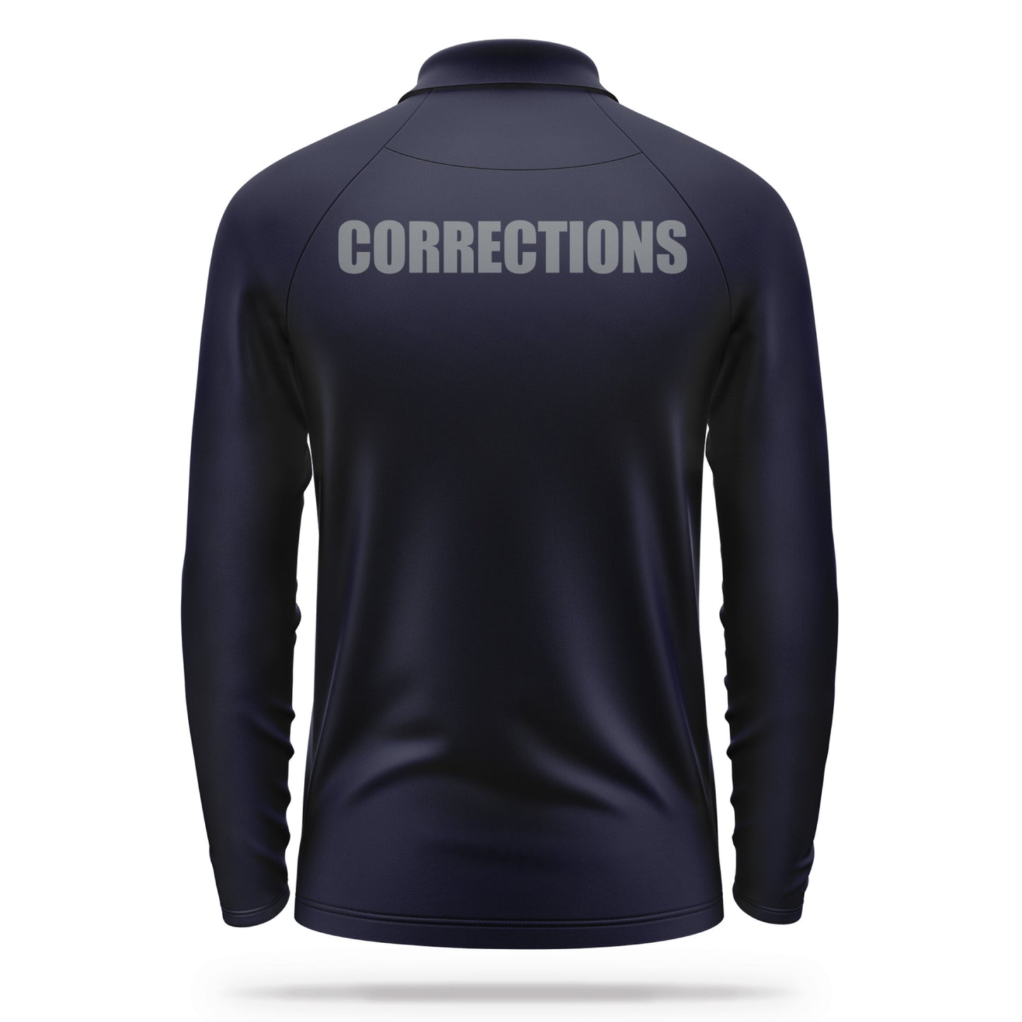 [CORRECTIONS] Men's Performance Polo Long Sleeve [NVY/GRY]-13 Fifty Apparel