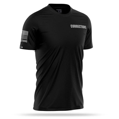 [CORRECTIONS] Men's Performance Shirt [BLK/GRY]-13 Fifty Apparel