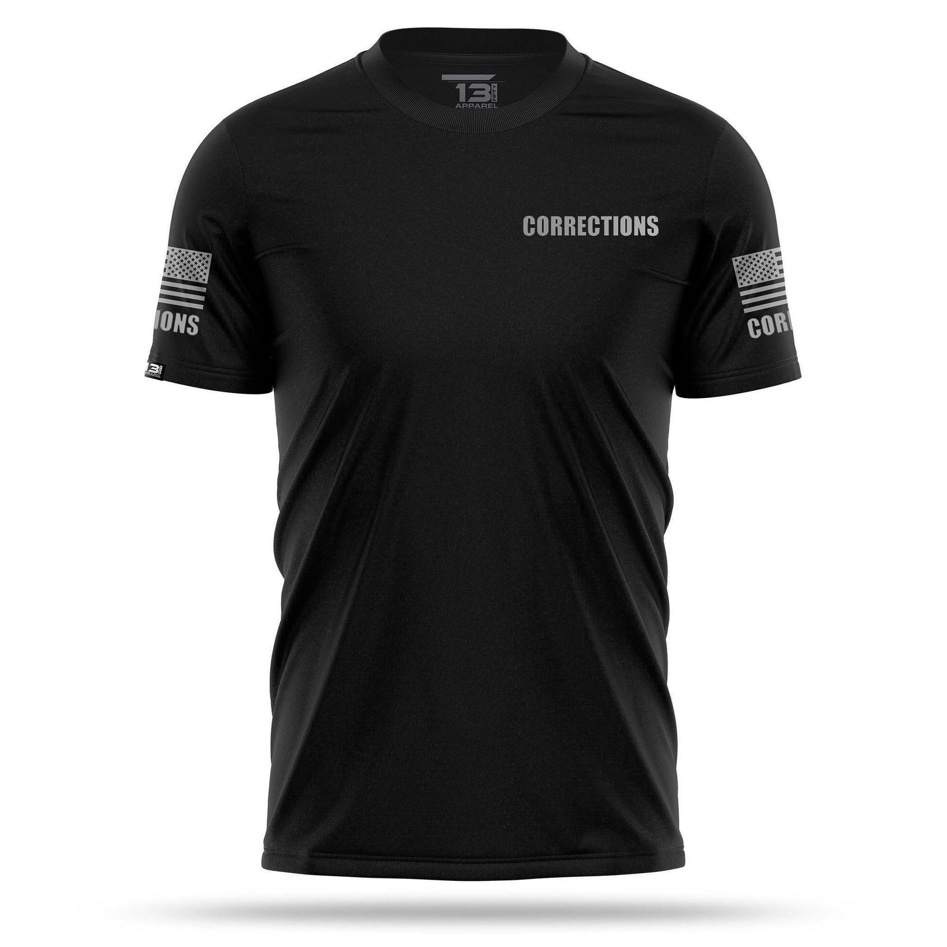 [CORRECTIONS] Men's Performance Shirt [BLK/GRY]-13 Fifty Apparel