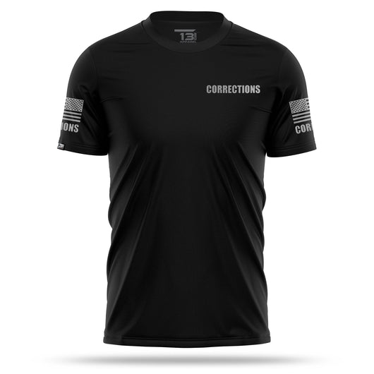 [CORRECTIONS] Men's Performance Shirt [BLK/GRY]-13 Fifty Apparel