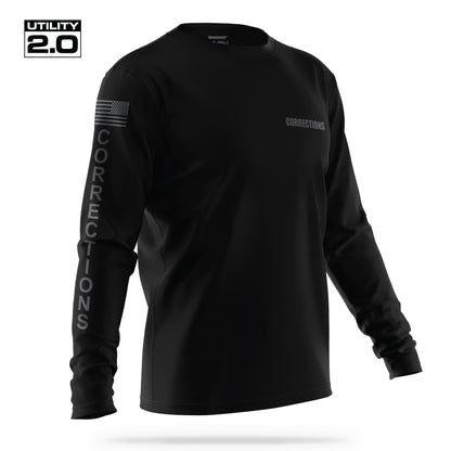 [CORRECTIONS] Men's Utility 2.0 Long Sleeve [BLK/GRY]-13 Fifty Apparel