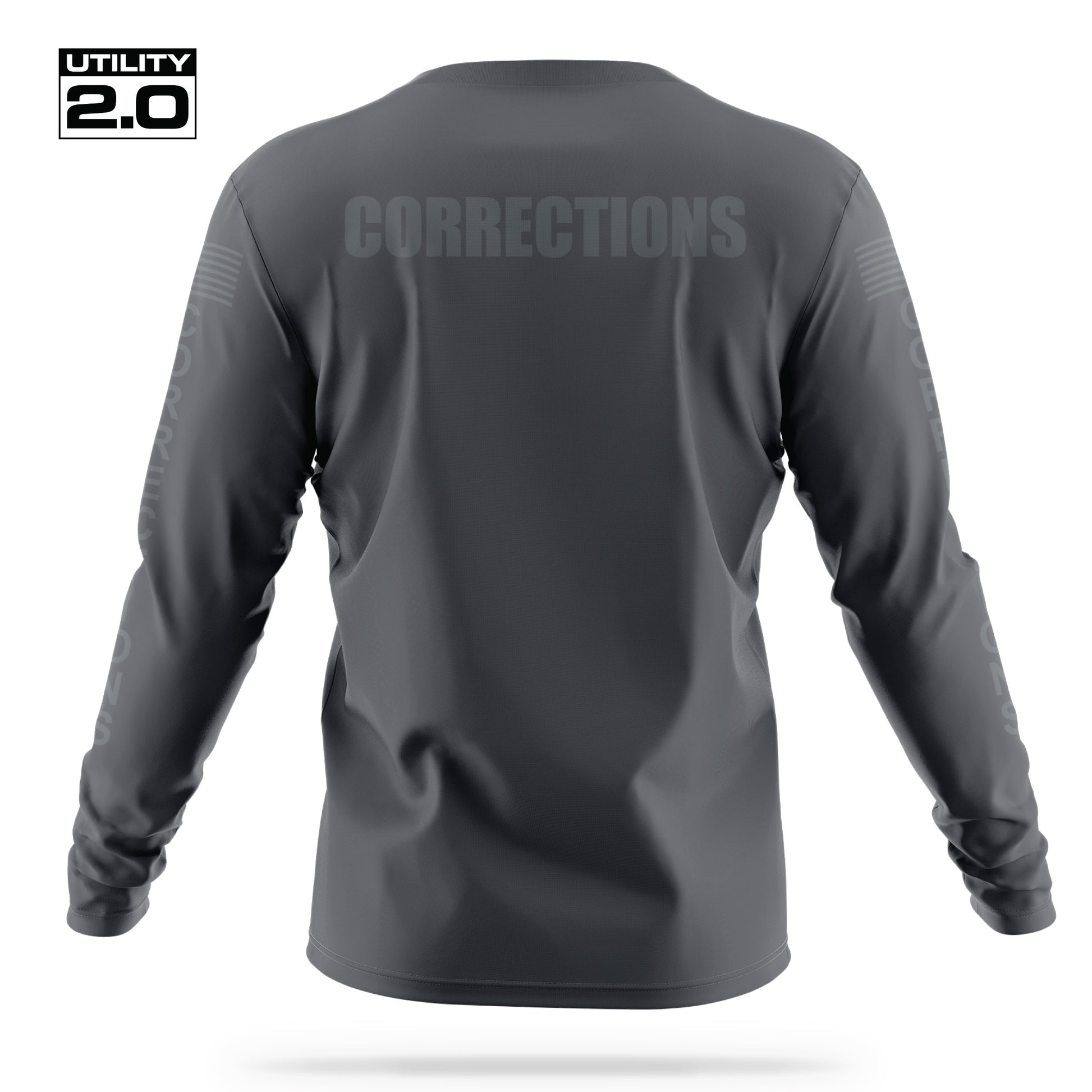 [CORRECTIONS] Men's Utility 2.0 Long Sleeve [CHAR/GRY]-13 Fifty Apparel