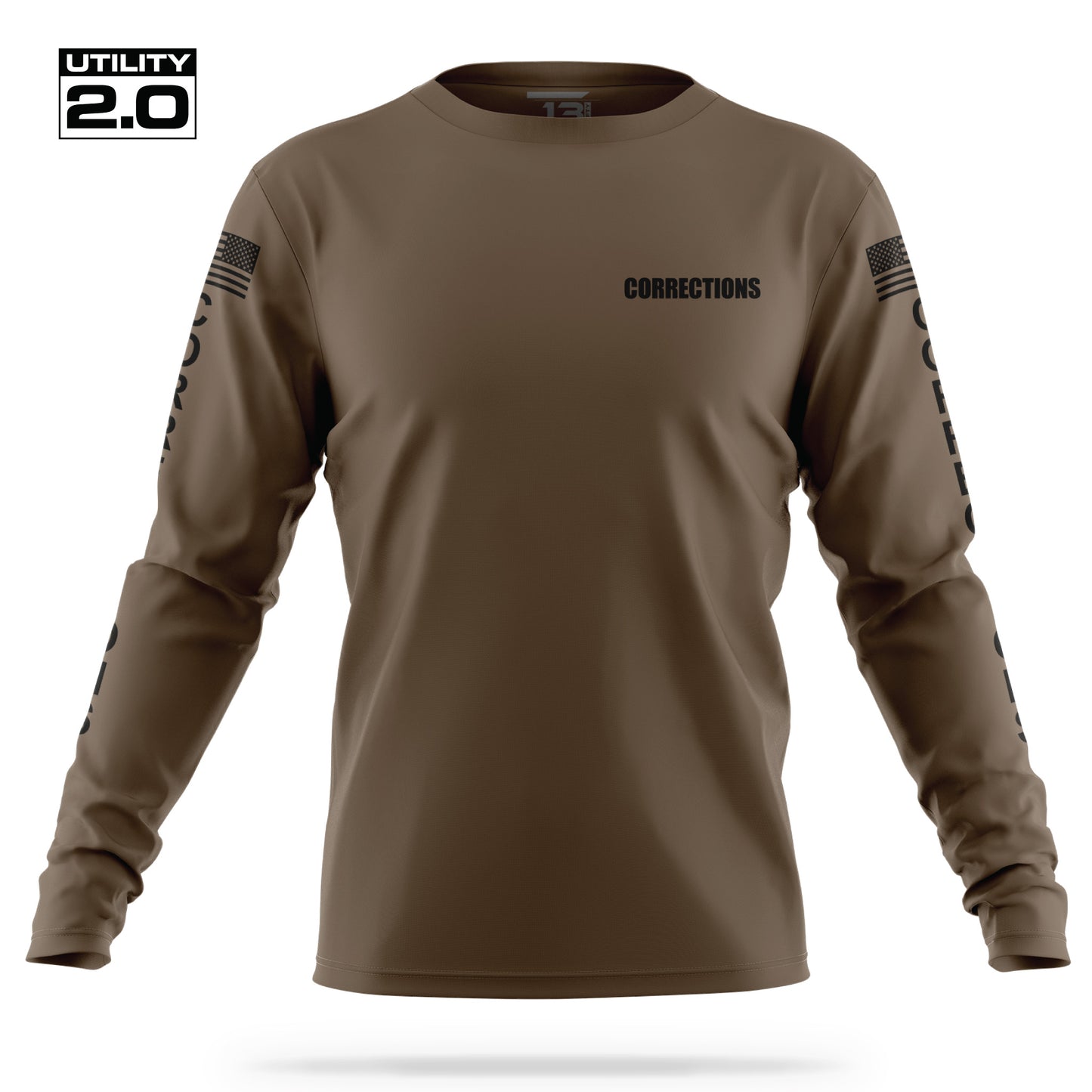 [CORRECTIONS] Men's Utility 2.0 Long Sleeve [CIGA/BLK]-13 Fifty Apparel