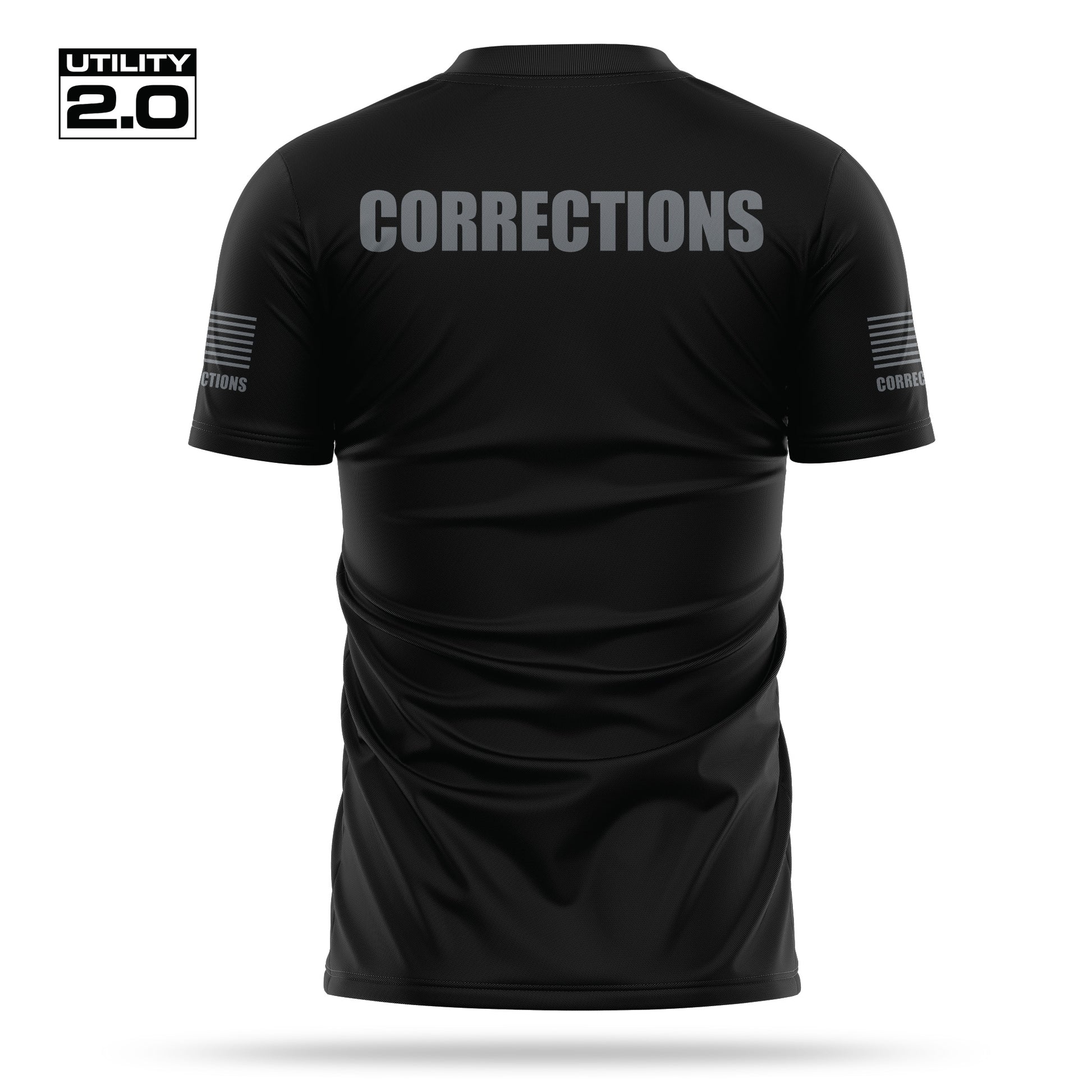 [CORRECTIONS] Men's Utility 2.0 Short Sleeve [BLK/GRY]-13 Fifty Apparel