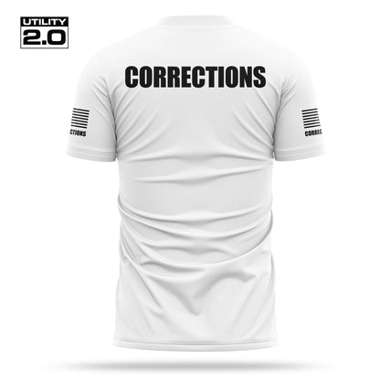 [CORRECTIONS] Men's Utility 2.0 Short Sleeve [WHT/BLK]-13 Fifty Apparel