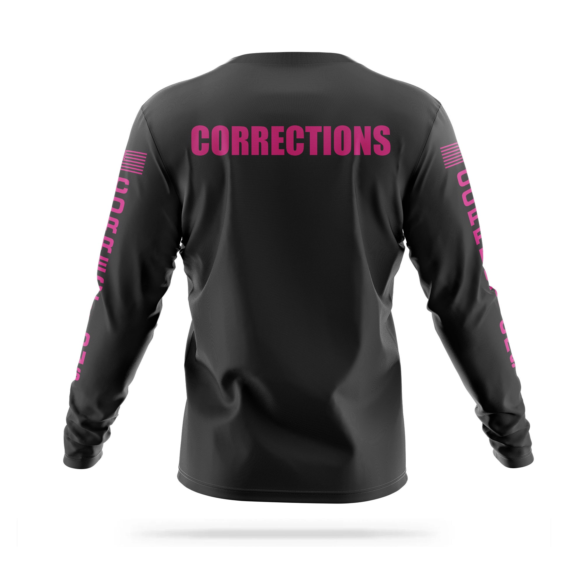 [CORRECTIONS] Men's Utility Long Sleeve [BLK/PNK]-13 Fifty Apparel