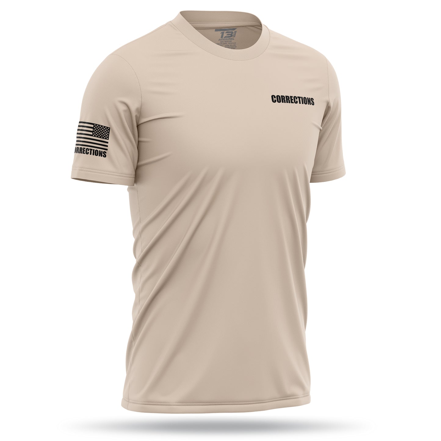 [CORRECTIONS] Men's Utility Shirt [SND/BLK]-13 Fifty Apparel