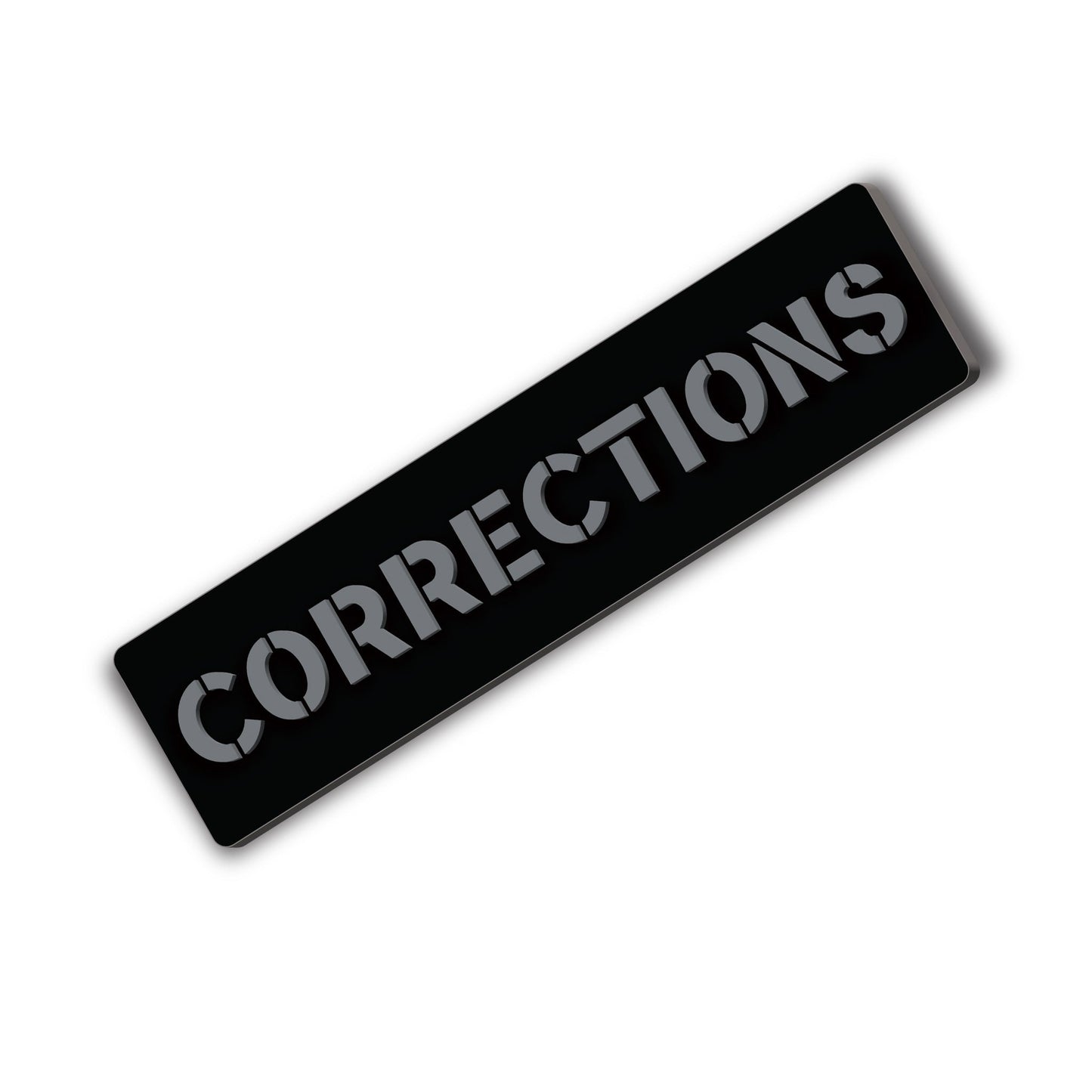 🎁 [CORRECTIONS] Operator PVC Patch [BLK/GRY] (100% off)-13 Fifty Apparel