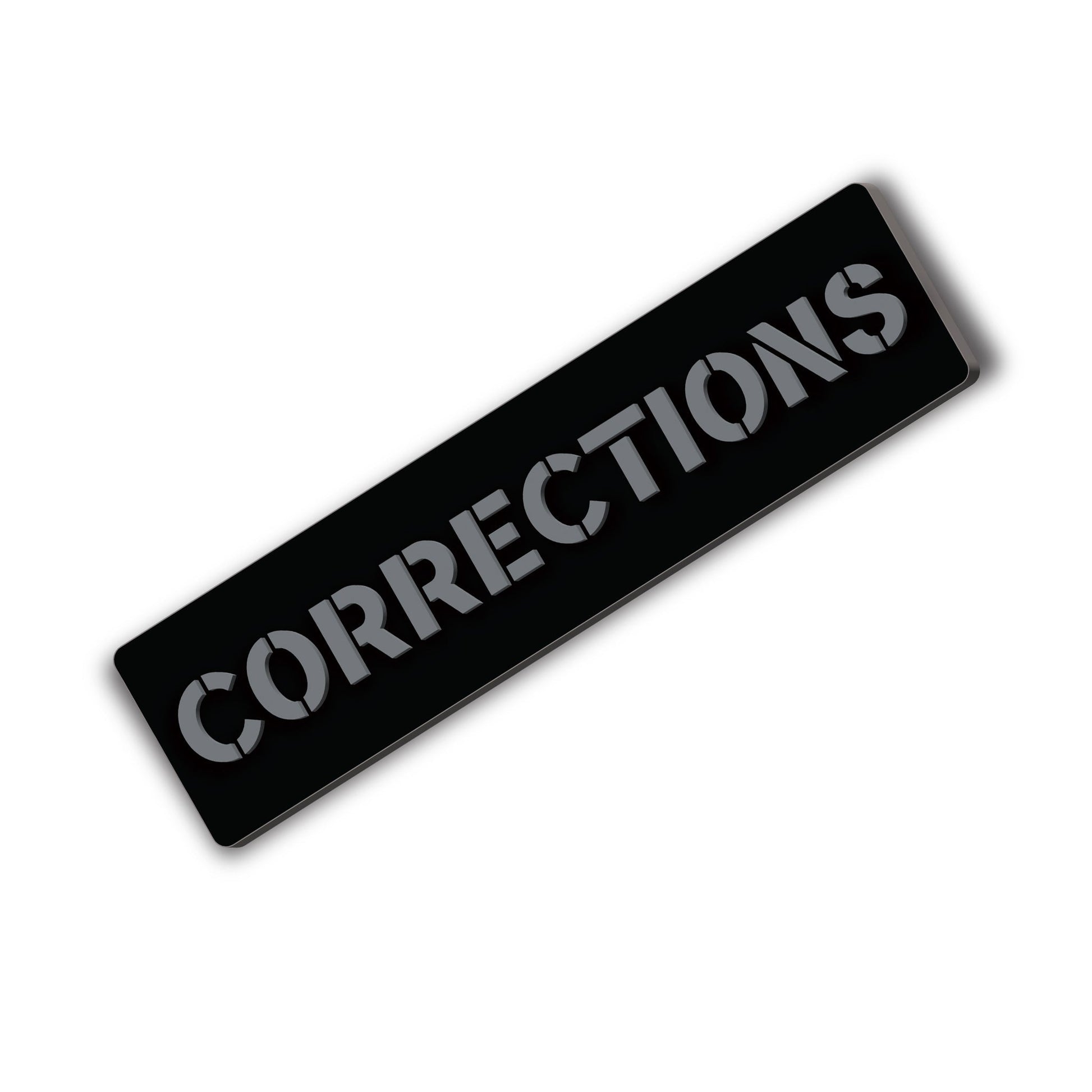 🎁 [CORRECTIONS] Operator PVC Patch [BLK/GRY] (100% off)-13 Fifty Apparel