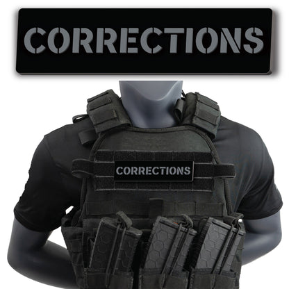 [CORRECTIONS] Operator PVC Patch [BLK/GRY]-13 Fifty Apparel