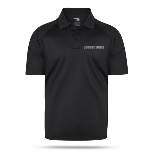 [CORRECTIONS] Performance Polo [BLK/GRY]-13 Fifty Apparel