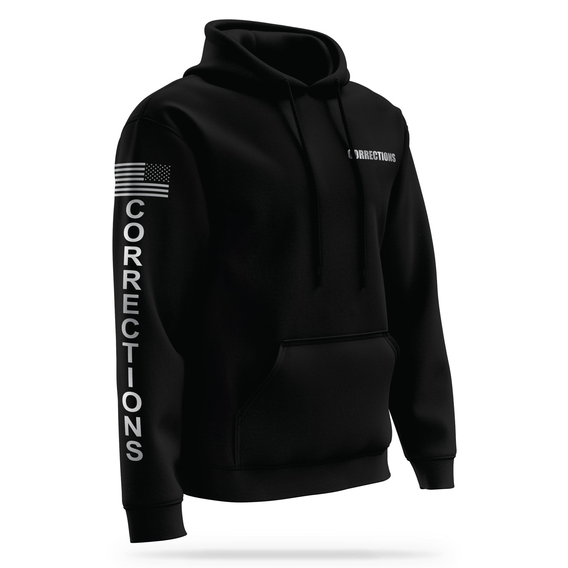 [CORRECTIONS] Reflective Performance Hoodie 2.0 [BLK/REF]-13 Fifty Apparel