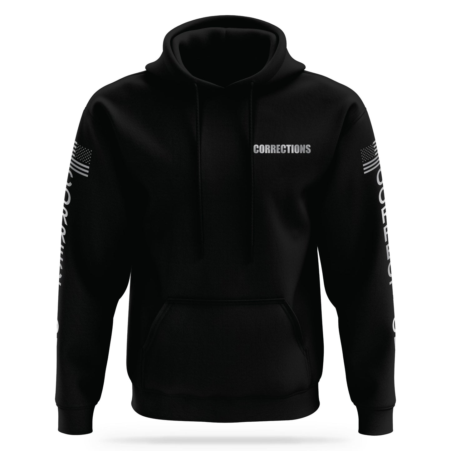 [CORRECTIONS] Reflective Performance Hoodie 2.0 [BLK/REF]-13 Fifty Apparel